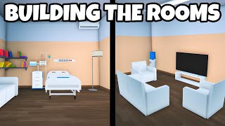 Building The Rooms Inside the BEST HOSPITAL in Roblox Your Hospital