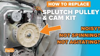 Noisy \u0026 Not Agitating or Spinning?  Replace the Splutch Kit on your Whilrpool Maytag Amana Washer