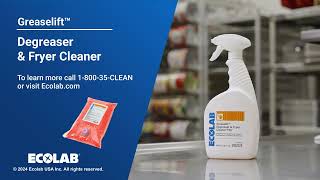 Ecolab Greaselift™ Degreaser \u0026 Fryer Cleaner