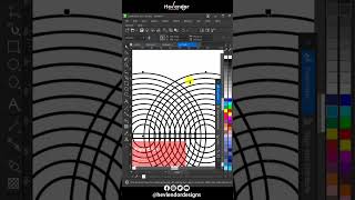 How to make Letter Grid logo in corel draw #shorts #coreldraw