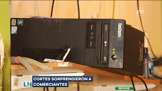 Apagones sorprenden de mala manera a comerciantes