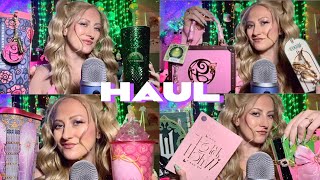 ASMR | Giant Wicked Movie Merch Haul 💖🫧 Makeup, Accessories, Purses, Cups, \u0026 More!