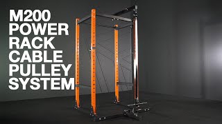 Mirafit M200 Power Rack Cable Pulley System