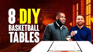 8 DIY Basketball Table IDEAS 🔥 | Highlights #Shorts