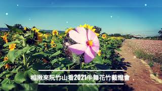 2021竹山牛舞花竹藝燈會（燈會一景九九坎花海）