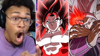 NEW SSJ4 Limit Breaker Vegito & SSJ3 Rose Goku Black Super Attacks Reaction on Dokkan Battle x SDBH!