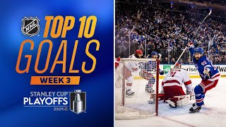 NHL Top 10 Goals from Week 3 | 2024 Stanley Cup Playoffs