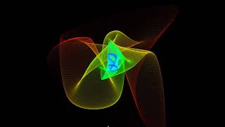 【Processing】Triple Harmonograph Animation