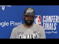 Kyrie Irving talks Game 5 Win vs Timberwolves, Postgame Interview 🎤