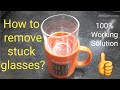 How to remove stuck glass from mug | How to separate two glasses that are stuck together | NikGoals