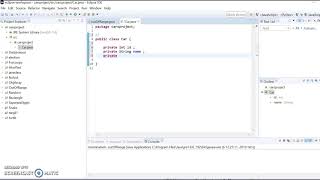 adding java class getters and setters with eclipse