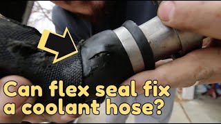 Can flex seal fix a radiator hose??