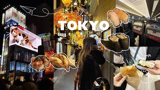 Tokyo Vlog🍡flying, exploring Shinjuku, best omakase, and convenience store food-Lawson & FamilyMart