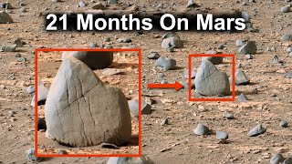 21 Months On Mars: A Scratched Rock!