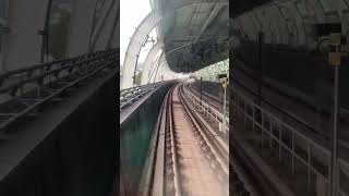 【 Hong Kong 香港 】 MTR 港鉄 電車 南港島線 黄竹坑→海洋公園 鉄道ファン マニア Ocean Park Station Sightseeing 電車 観光・旅行気分 ^^