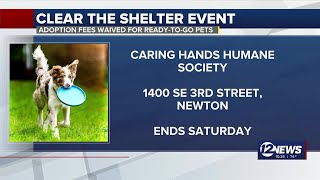 Caring Hands Humane Society hosts "clear the shelter" event