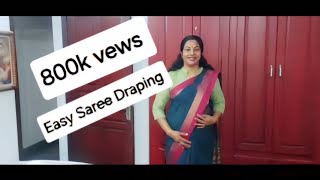 Low Waist Saree Draping/വയർ കൂടുതൽ ഉള്ളവർക്ക് സാരിയിൽ സുന്ദരിയാകാം/Perfect Saree Draping/Saree