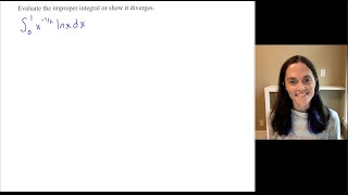 Calculus II: An Improper Integral Example