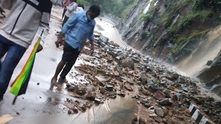 TIRUPATHI ROAD TODAY || THIRUPATHI HILL ROAD DAMAGED || திருப்பதி சாலை மழையால் பாதிப்பு