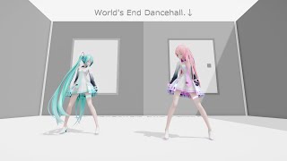 【4K/60fps/Ray-MMD】ワールズエンド・ダンスホール【YYB式ミク\u0026ルカ】