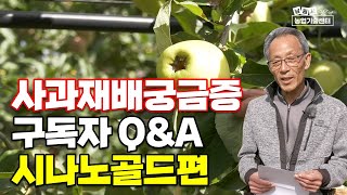 사과재배 궁금증 해결~!! 구독자 Q\u0026A 유병욱 강사 시나노골드편