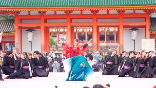 [4K] 粲華　京都さくらよさこい 2024 さくよさ 1日目 神宮道会場 (中央)