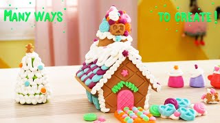 Christmas Gingerbread House Speed Build | Play-Doh Builder | Play-Doh: Creative Ideas for Kids