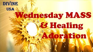 JAN  8,  2025 | DIVINE USA | WEDNESDAY MASS \u0026 HEALING ADORATION | FR. JOHN  KATTATTU  VC