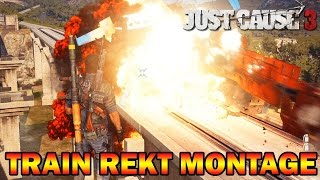 Just Cause 3 Train Rekt Montage