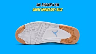 Air Jordan 4 RM White University Blue