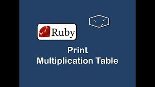 print multiplication table in ruby