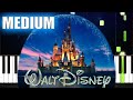 Disney Opening Theme - Piano Tutorial (MEDIUM) by PlutaX