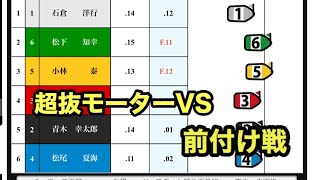 超抜エンジンVS前付け　【丸亀競艇準優勝】