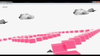 Cubefield Pink and White Level Attempt #3
