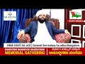 SA-ADIYA FOUNDATION BANGALORE | MARHOOM MAHMOOD MAKDOOMI | MEMORIAL GATHERING | LIVE | SEEN MEDIA