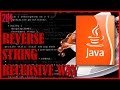 JAVA Recursion - Reverse a string