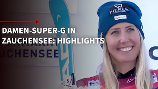 Hütter beendet Heimfluch! Weltcup Super-G der Damen in Zauchensee: Highlights