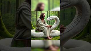 Jesus rescued the poor white snake🐍 #jesus #fe #amen