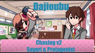 FNF COVER // Daijoubu v2 // Chasing v2 Sayori & Protagonist cover