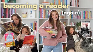 becoming a reader (again) 📚✨ January reading vlog + getting out of a book slump