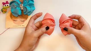Moños / Lazos con listón 5 cm 2” #moñostortuguita #moños #lazos