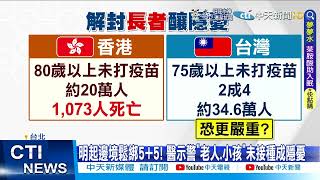 【每日必看】明起邊境微解封! 醫示警未接種老幼\