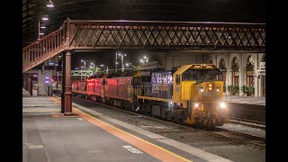 Empty \u0026 Loaded Quambatook Grain Trains at Ballarat Station 2nd \u0026 3rd of January