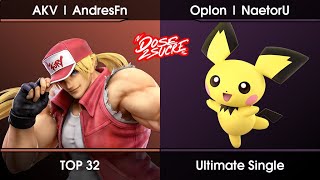 DOSE2SUCRE - 2023.01 TOP 32 - AndresFn (Terry) Vs. NaetorU (Pichu) SSBU Ultimate Tournament