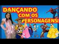 DANÇANDO COM PERSONAGENS - BELLA E JOÃO PEDRO