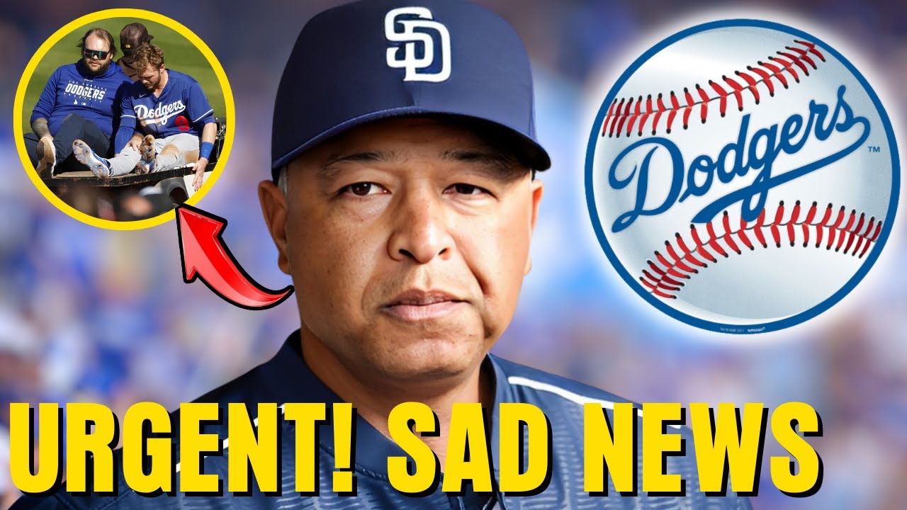 URGENT! SAD NEWS! TOOK EVERYONE BY SURPRISE! LOS DODGERS NEWS. - YouTube