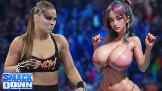 WWE Full Match - Rounda Rousey Vs. Charmella Queen : SmackDown Live Full Match