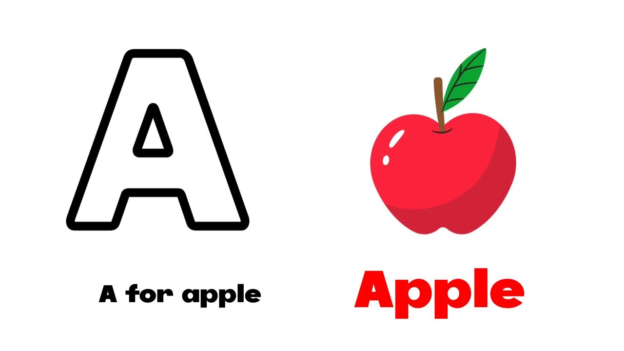 A For Apple, B For Ball | "A For Apple, B For Banana: Fun Learning For ...