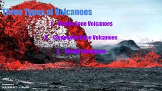 Volcanoes and the Three Types of Volcanoes