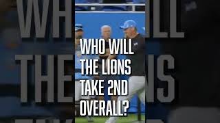 Who should the Detroit Lions draft 2nd overall in the 2022 NFL Draft #shorts